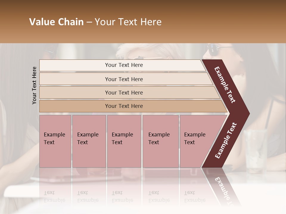 Women Rest Friends PowerPoint Template