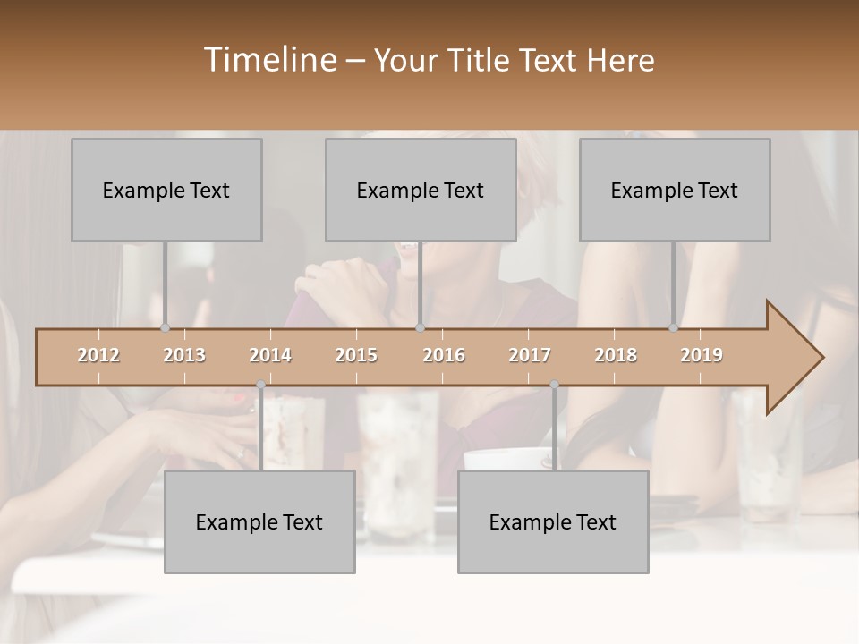 Women Rest Friends PowerPoint Template