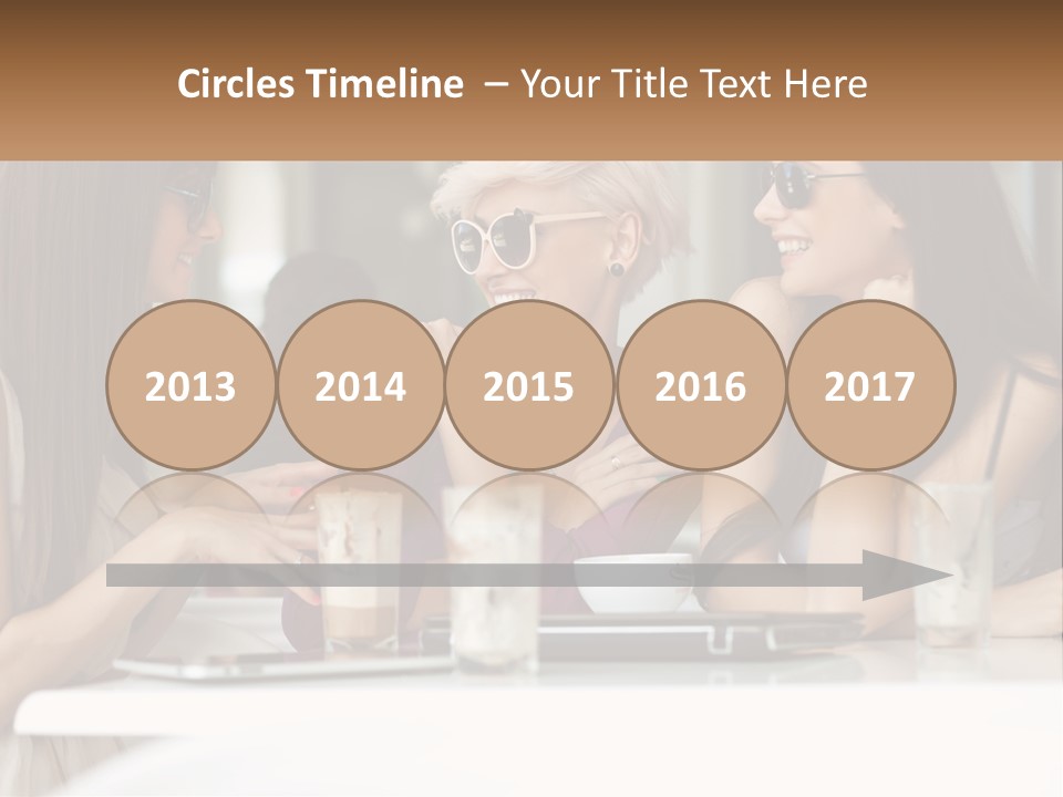 Women Rest Friends PowerPoint Template