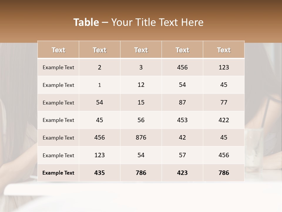 Women Rest Friends PowerPoint Template