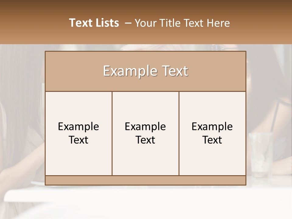 Women Rest Friends PowerPoint Template