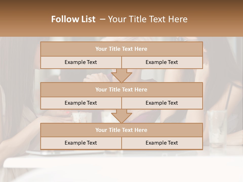 Women Rest Friends PowerPoint Template