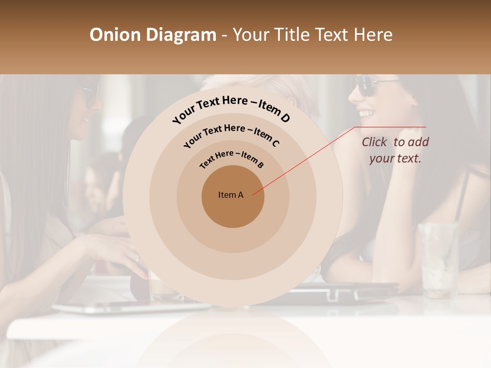 Women Rest Friends PowerPoint Template