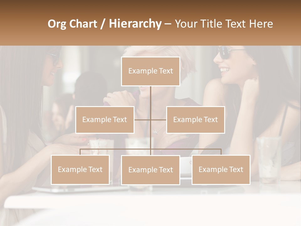 Women Rest Friends PowerPoint Template