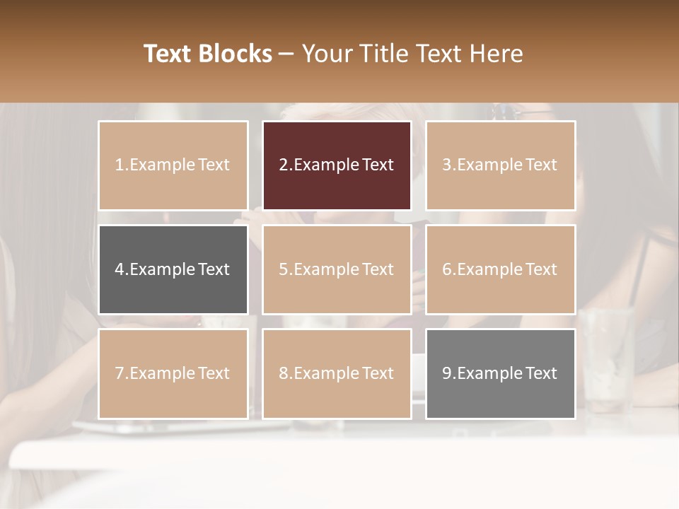 Women Rest Friends PowerPoint Template