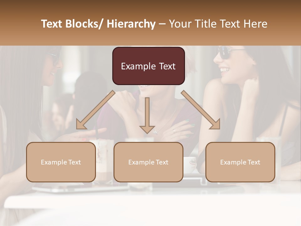 Women Rest Friends PowerPoint Template