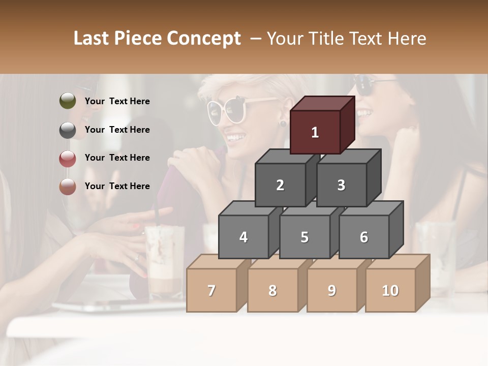 Women Rest Friends PowerPoint Template