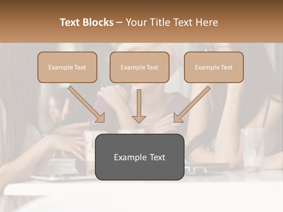 Women Rest Friends PowerPoint Template