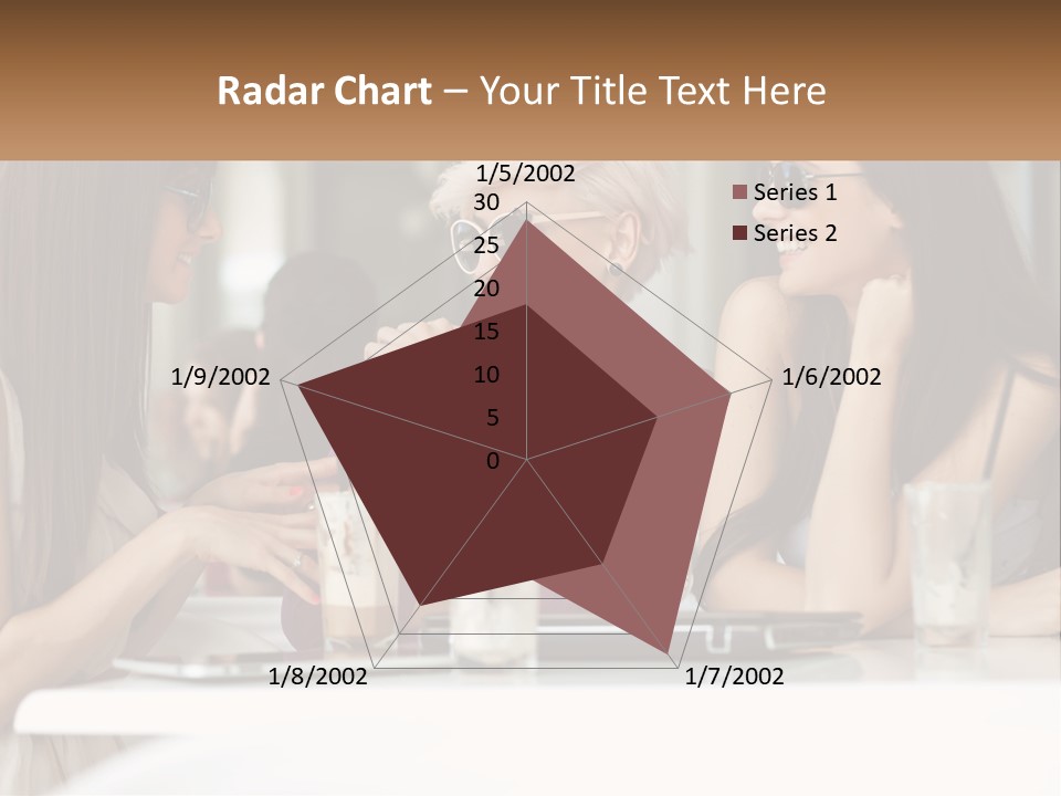 Women Rest Friends PowerPoint Template