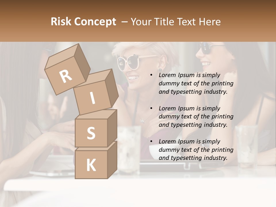 Women Rest Friends PowerPoint Template