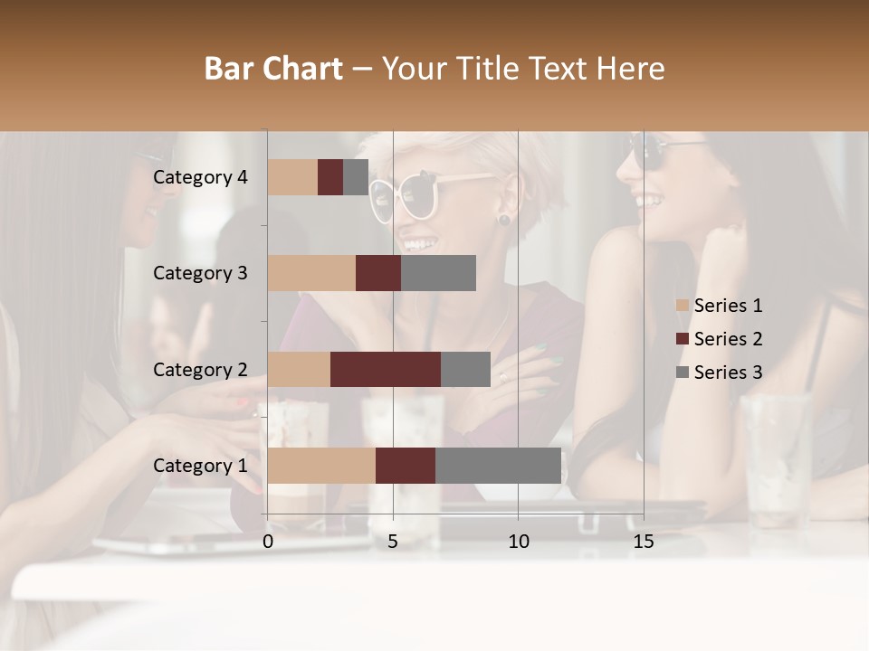 Women Rest Friends PowerPoint Template