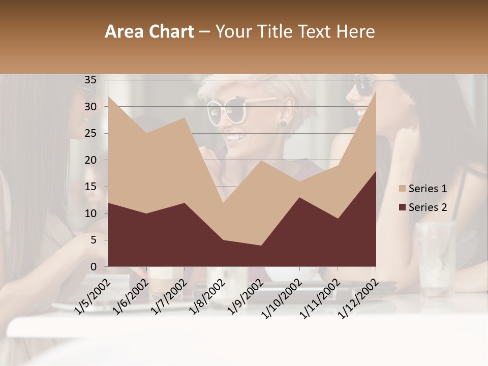 Women Rest Friends PowerPoint Template