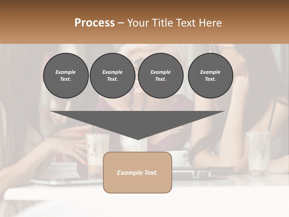 Women Rest Friends PowerPoint Template