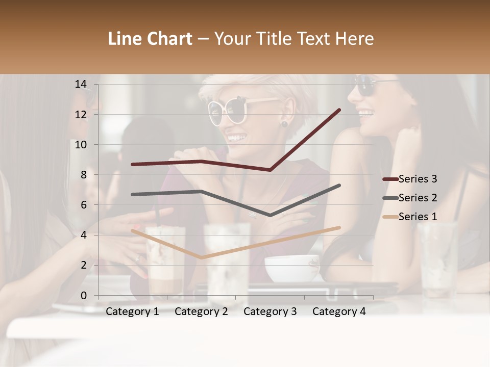 Women Rest Friends PowerPoint Template