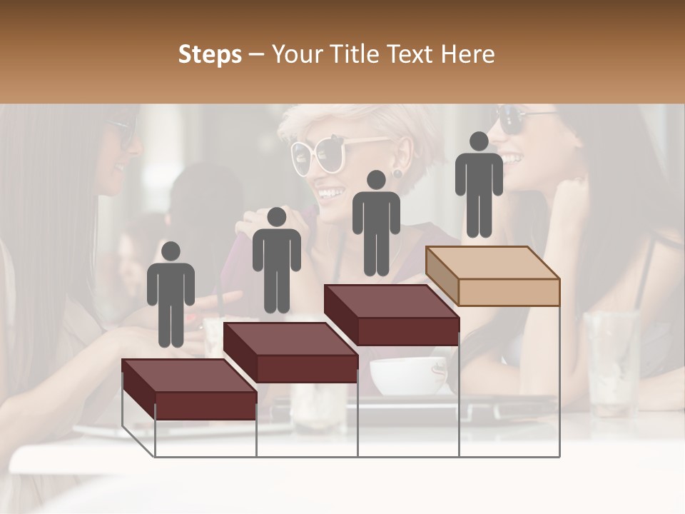 Women Rest Friends PowerPoint Template
