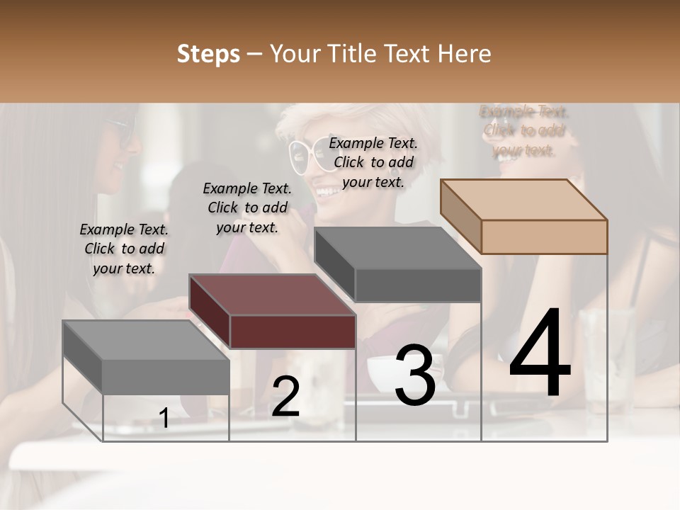 Women Rest Friends PowerPoint Template