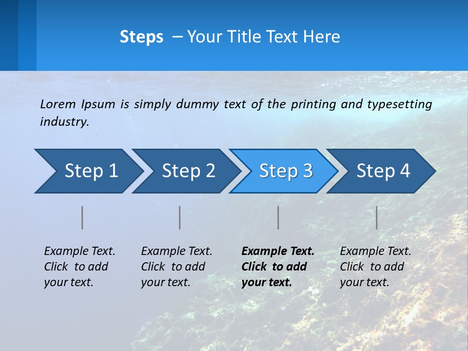 Marine Reef Scuba PowerPoint Template