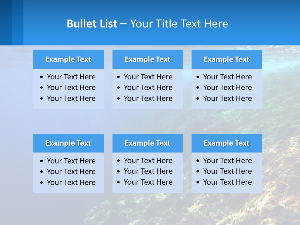 Marine Reef Scuba PowerPoint Template