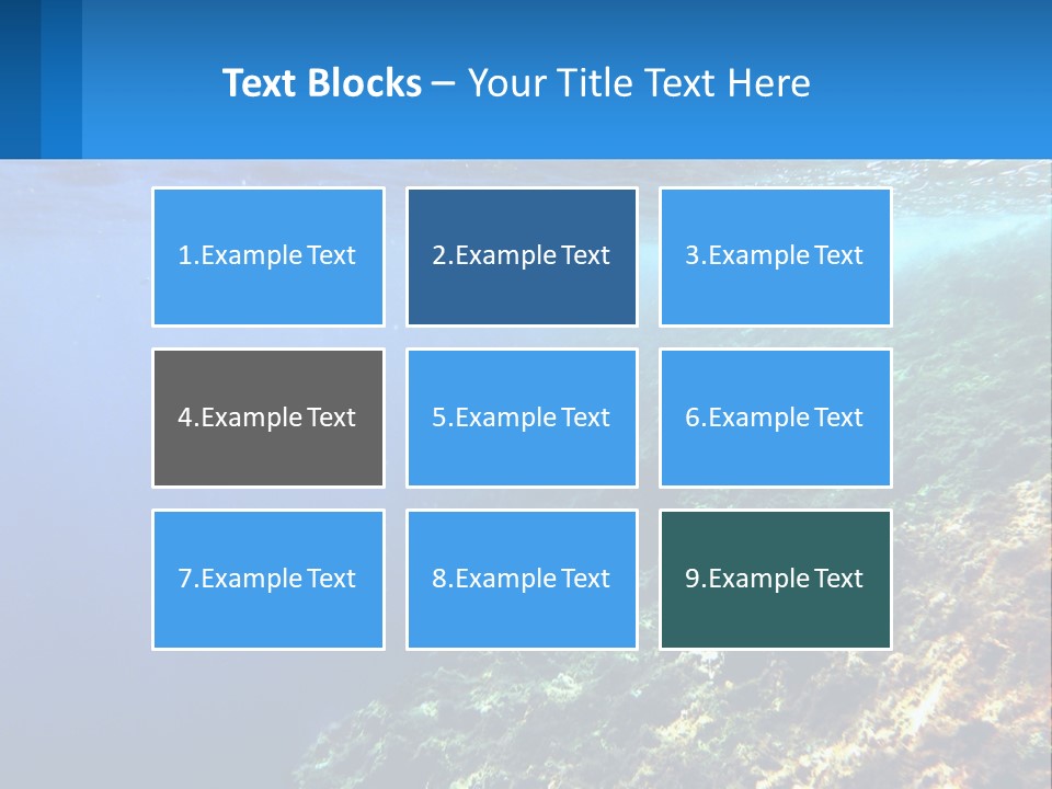 Marine Reef Scuba PowerPoint Template