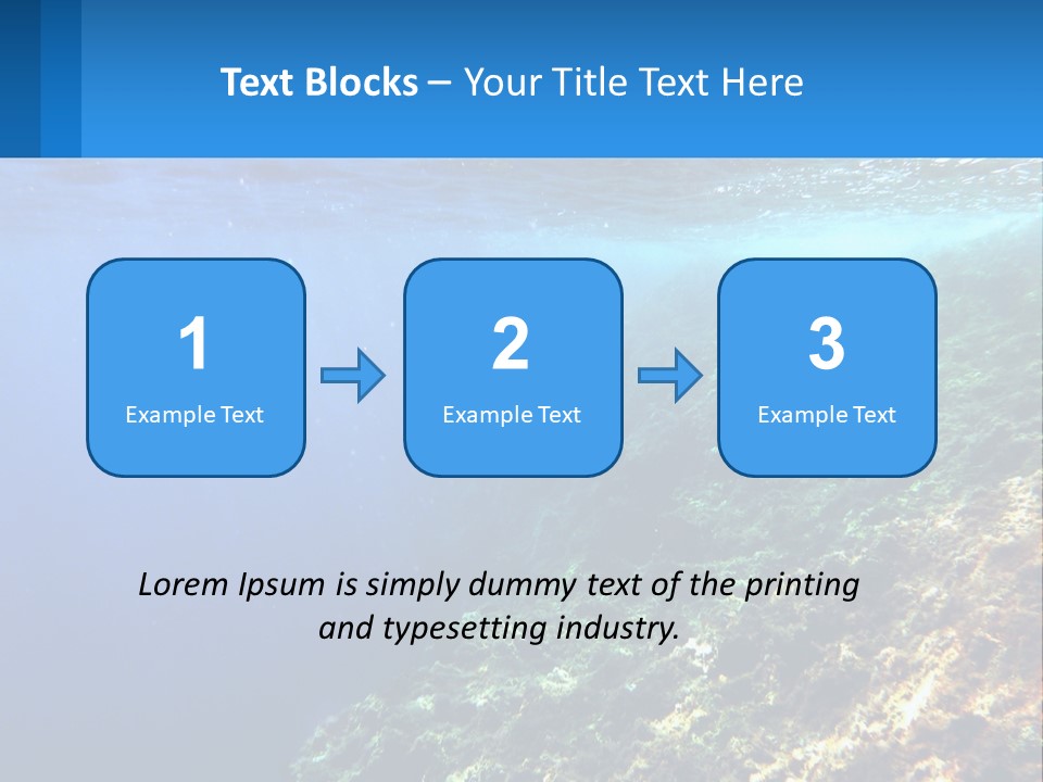 Marine Reef Scuba PowerPoint Template