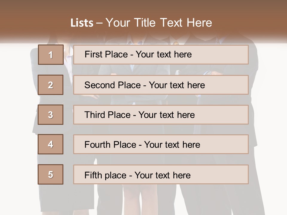 Isolate Background White PowerPoint Template
