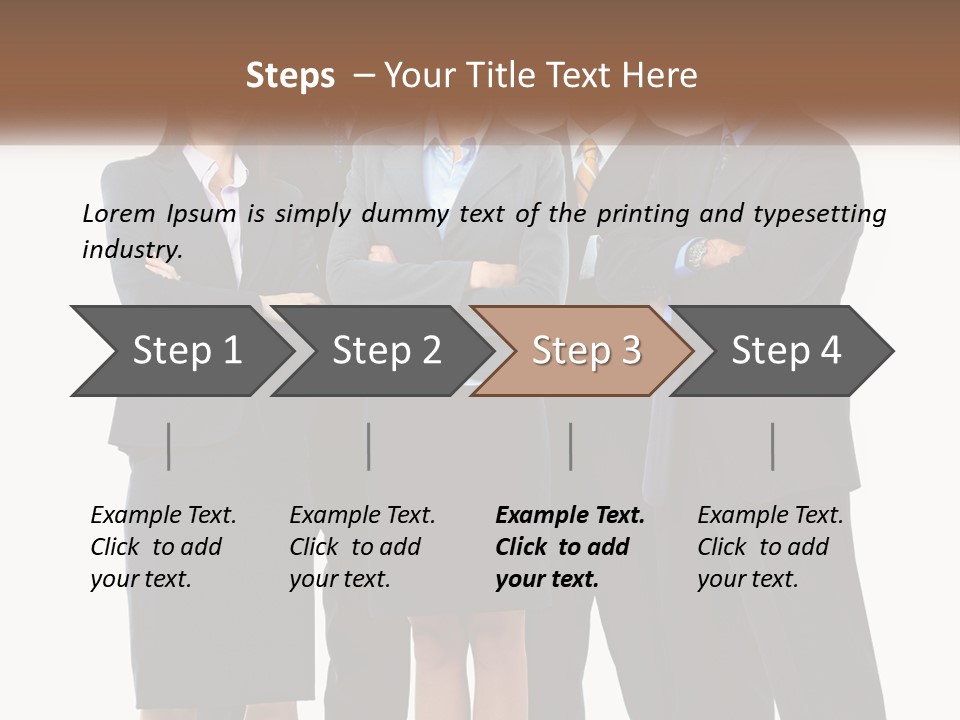 Isolate Background White PowerPoint Template