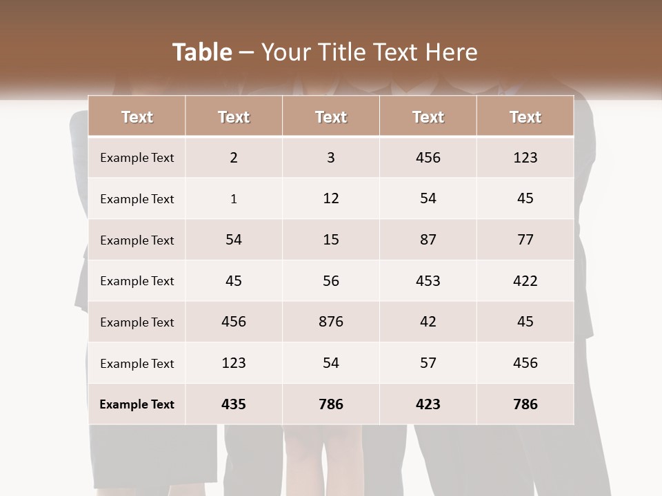 Isolate Background White PowerPoint Template