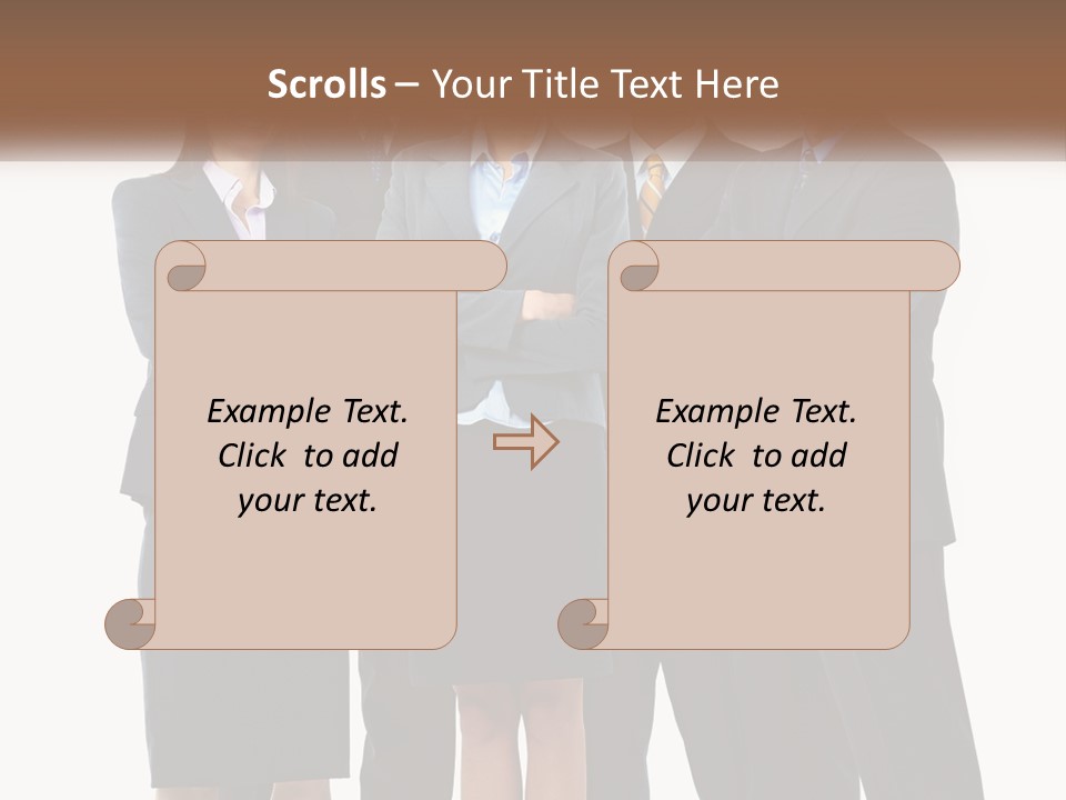 Isolate Background White PowerPoint Template