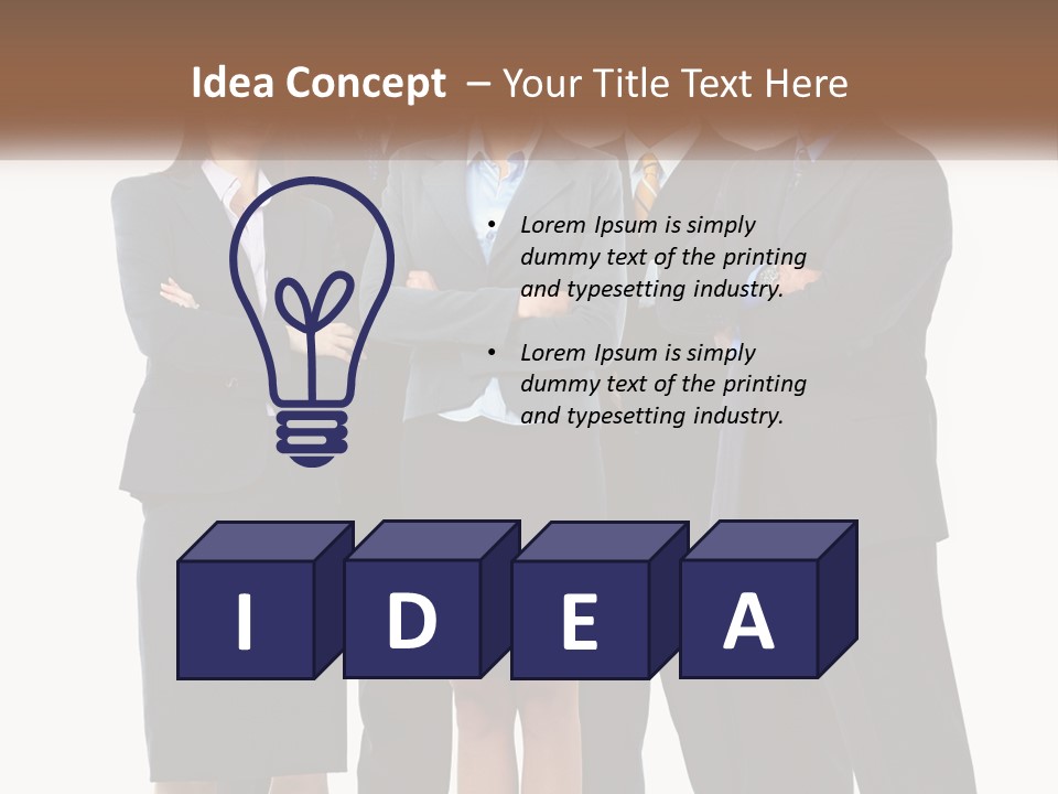 Isolate Background White PowerPoint Template