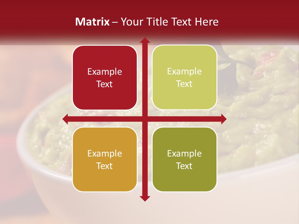 Salsa Selective Focus Horizontal PowerPoint Template