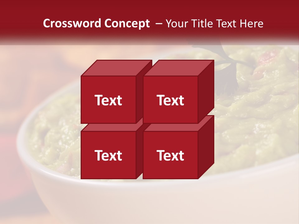 Salsa Selective Focus Horizontal PowerPoint Template