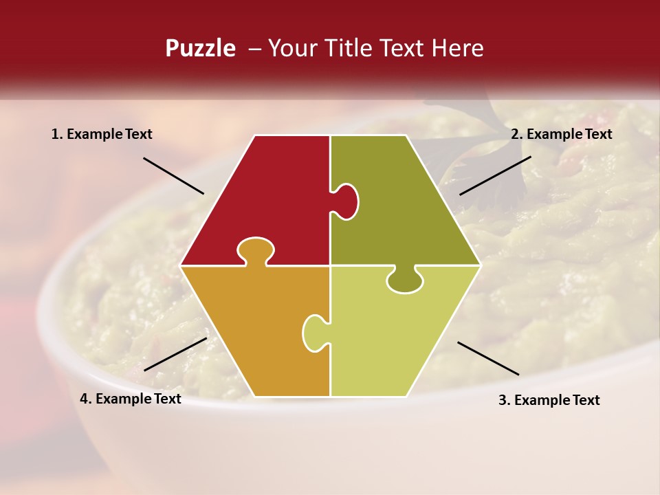 Salsa Selective Focus Horizontal PowerPoint Template