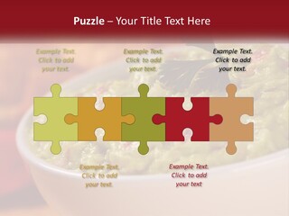 Salsa Selective Focus Horizontal PowerPoint Template