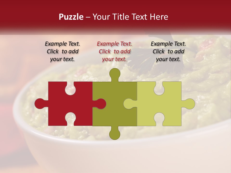 Salsa Selective Focus Horizontal PowerPoint Template