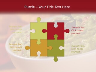 Salsa Selective Focus Horizontal PowerPoint Template