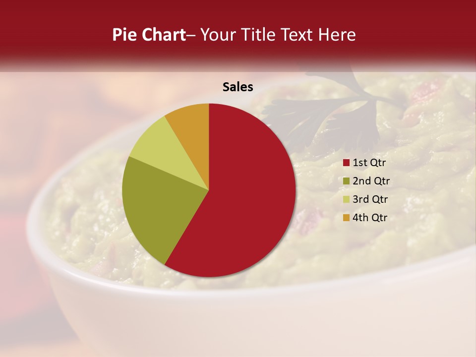 Salsa Selective Focus Horizontal PowerPoint Template