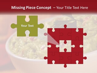 Salsa Selective Focus Horizontal PowerPoint Template