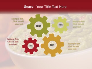 Salsa Selective Focus Horizontal PowerPoint Template
