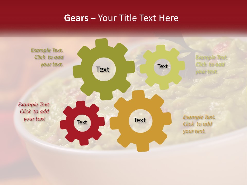 Salsa Selective Focus Horizontal PowerPoint Template