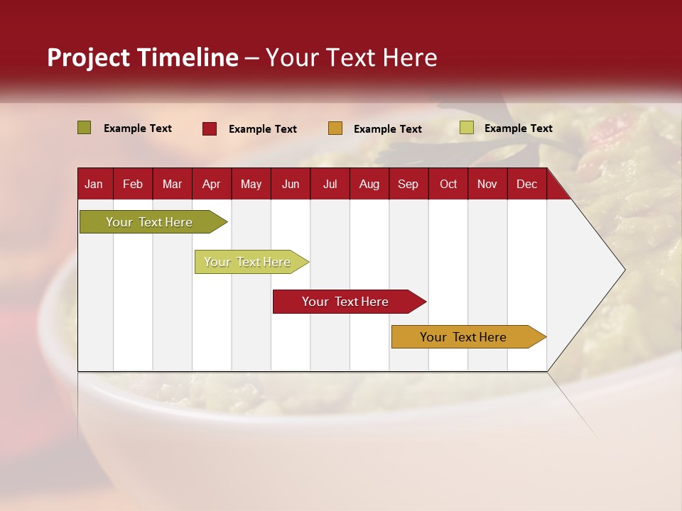 Salsa Selective Focus Horizontal PowerPoint Template