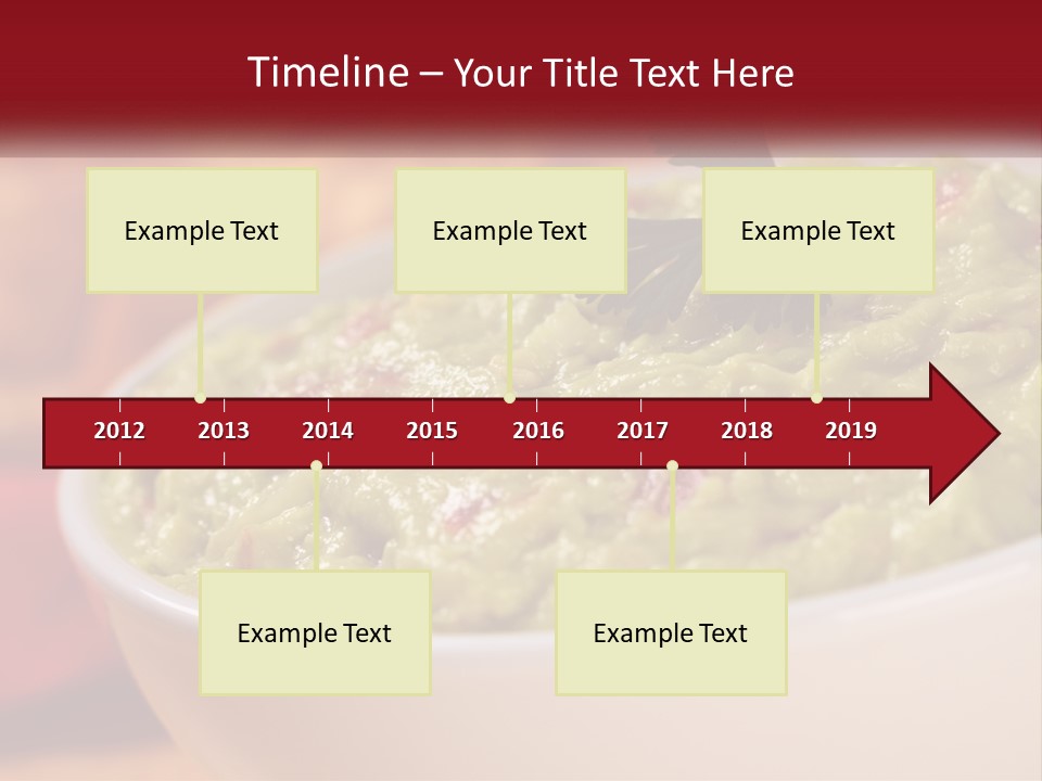 Salsa Selective Focus Horizontal PowerPoint Template