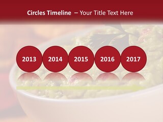 Salsa Selective Focus Horizontal PowerPoint Template