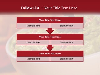 Salsa Selective Focus Horizontal PowerPoint Template