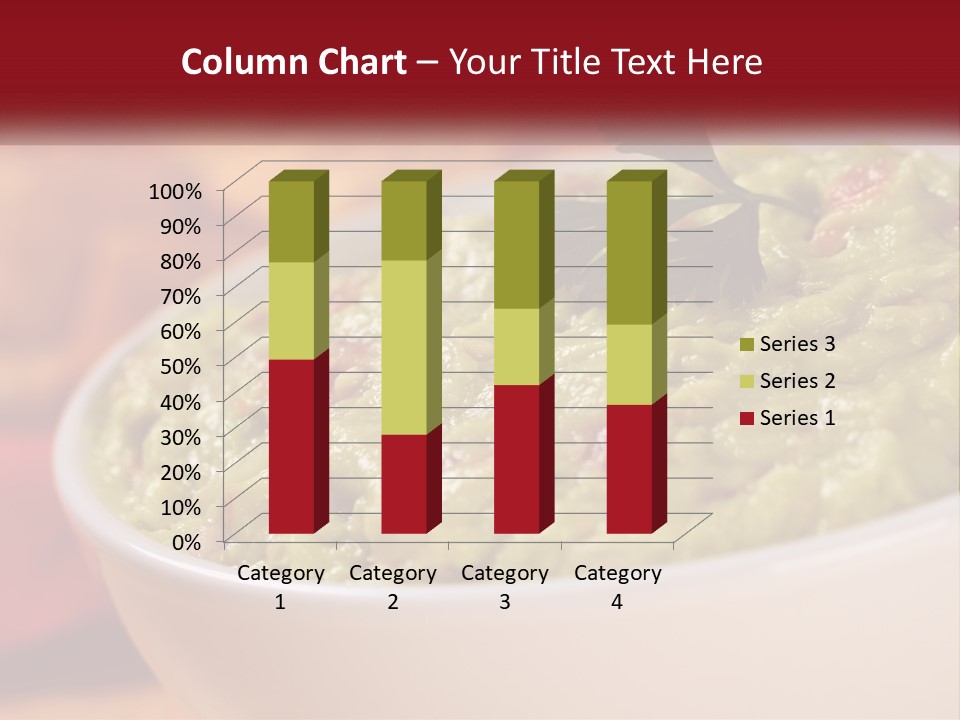 Salsa Selective Focus Horizontal PowerPoint Template