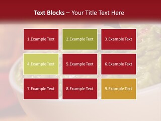 Salsa Selective Focus Horizontal PowerPoint Template