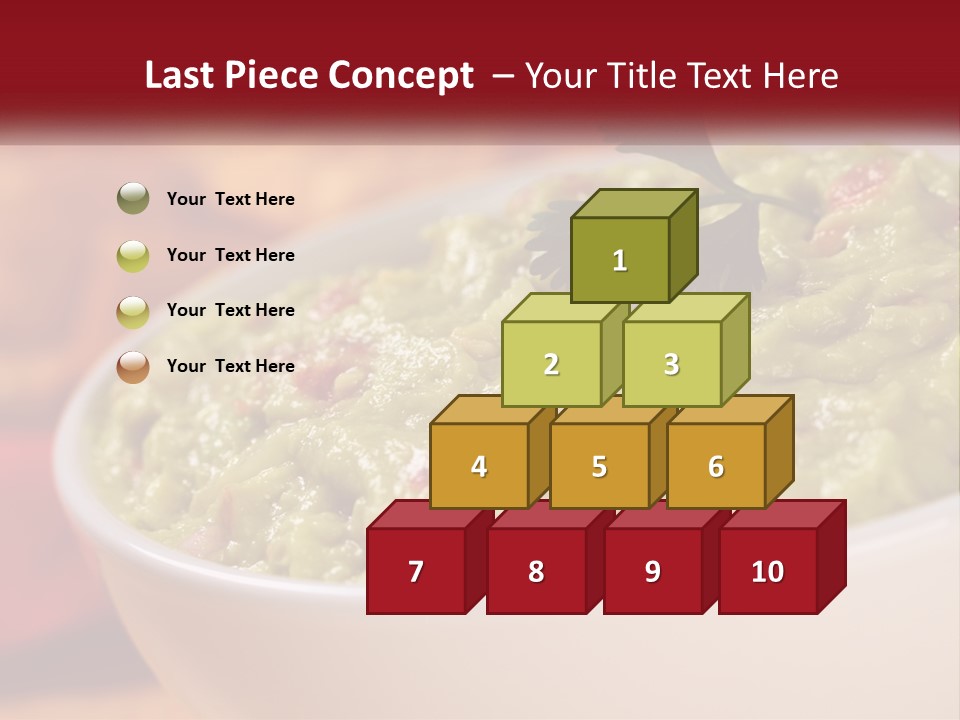 Salsa Selective Focus Horizontal PowerPoint Template