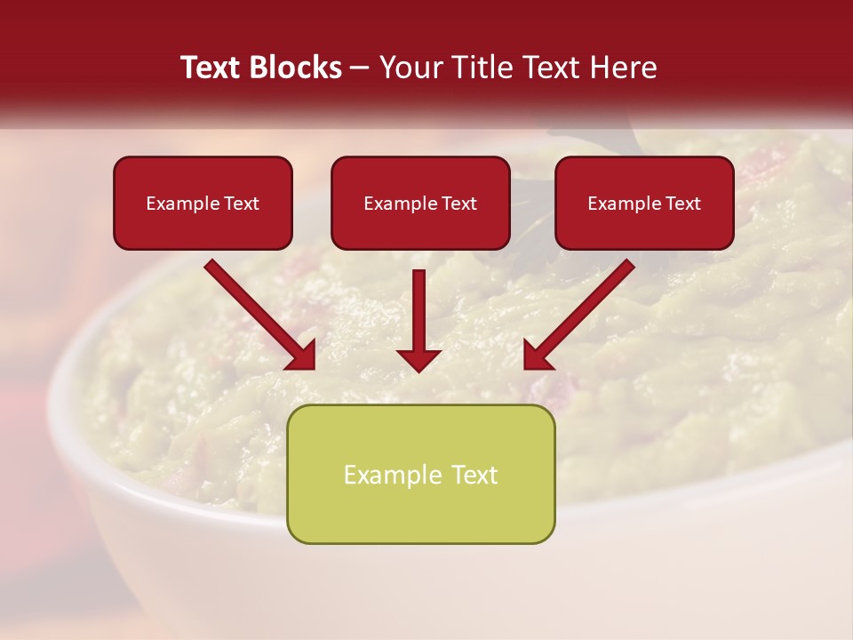 Salsa Selective Focus Horizontal PowerPoint Template