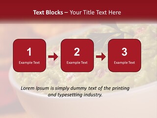 Salsa Selective Focus Horizontal PowerPoint Template