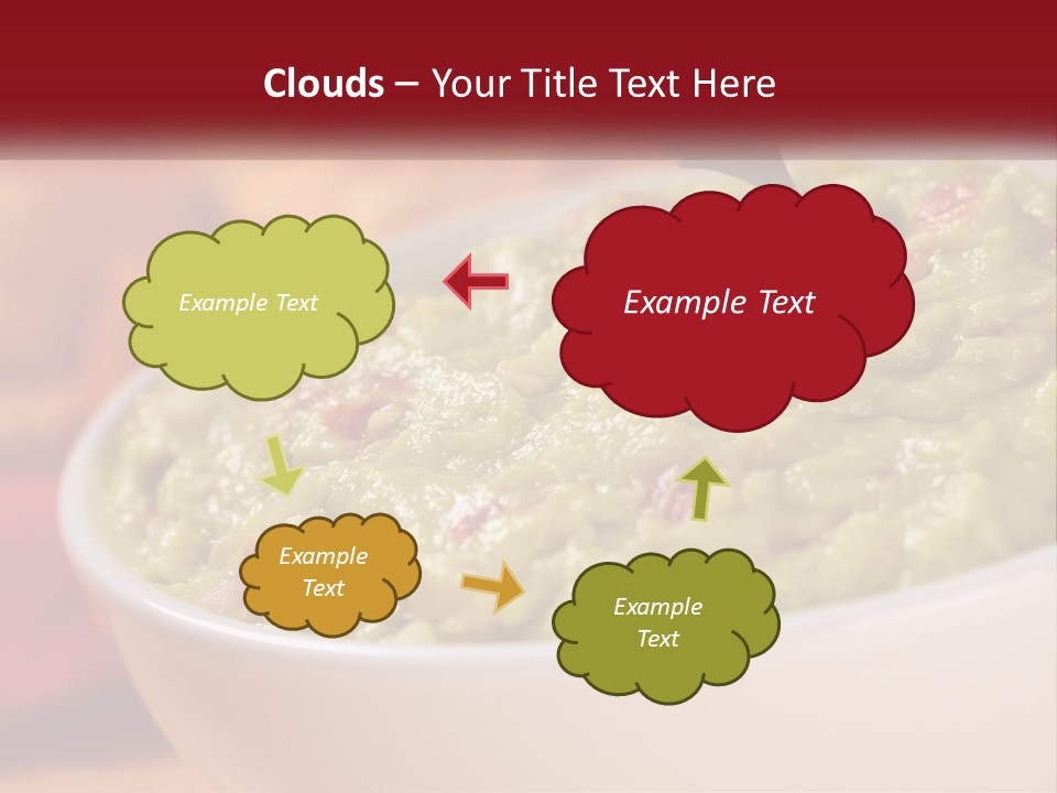 Salsa Selective Focus Horizontal PowerPoint Template