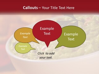 Salsa Selective Focus Horizontal PowerPoint Template
